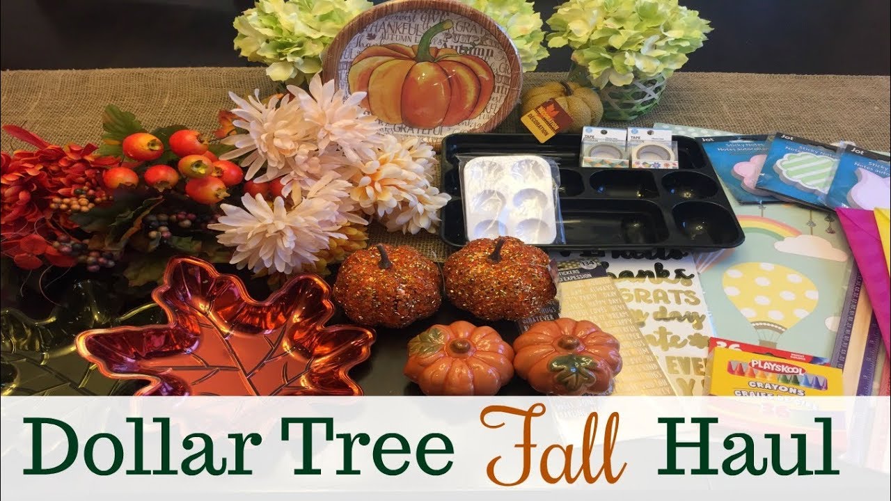 DOLLAR TREE HAUL | Fall Collection 2017 | pt 2