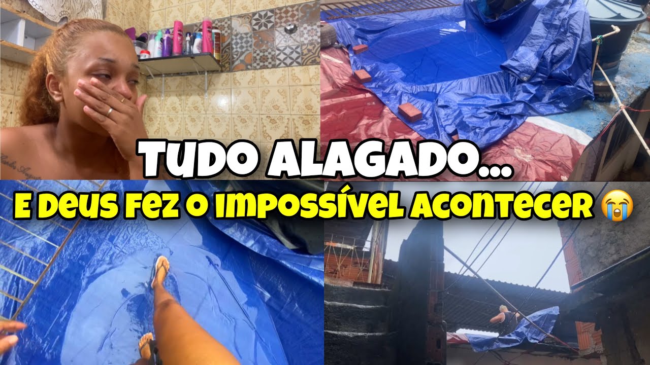 PRECISO LUTAR PELOS MEUS FILHOS 😭 | ESSA CHUVA NÃO VAI ME PARAR 🙌🏾