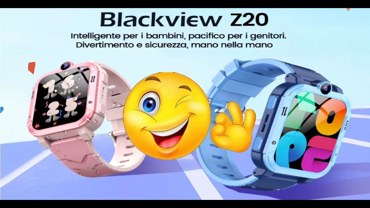 Orologio GPS per BAMBINI. Come FUNZIONA e Come si USA. Proviamo Blackview Z20 4G Smart watch