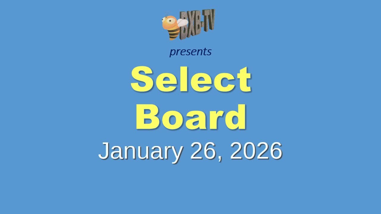 Select Board - January 26, 2026
