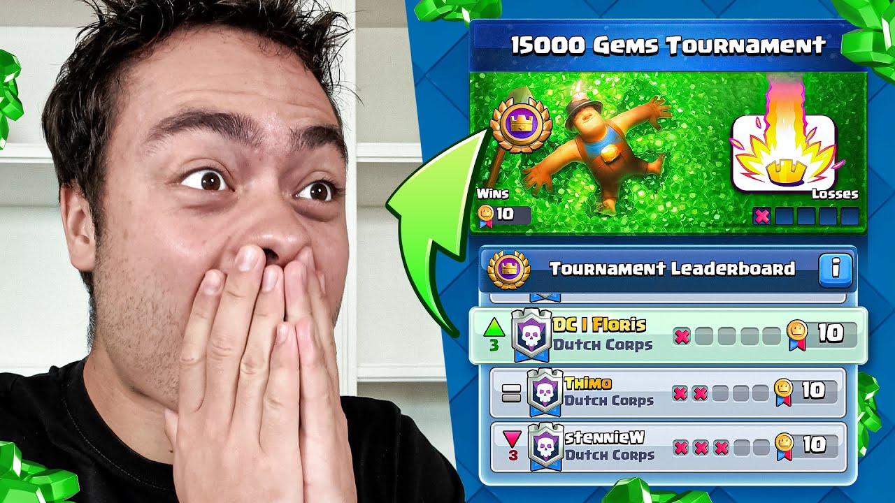 Win Ik 15000 GEMS op Clash Royale..?!