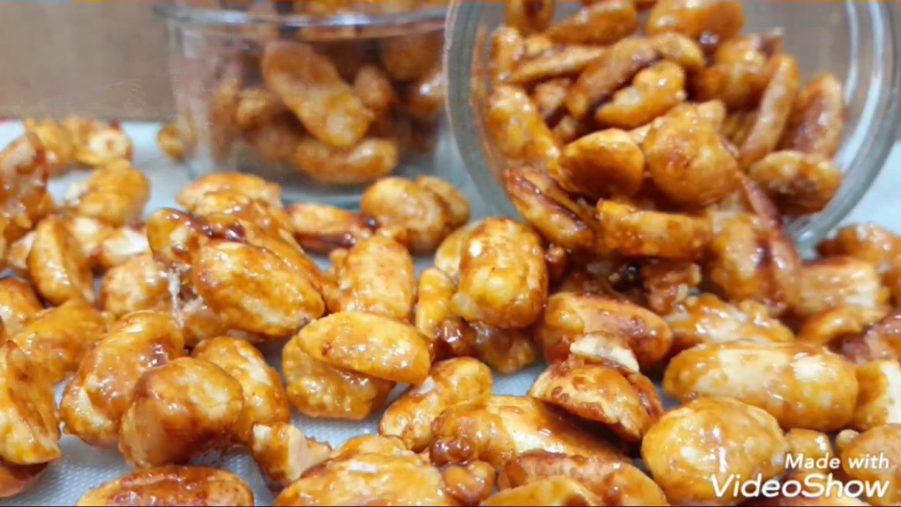 How to make Caramelized peanut/home made nuts/best and simple recipes to make