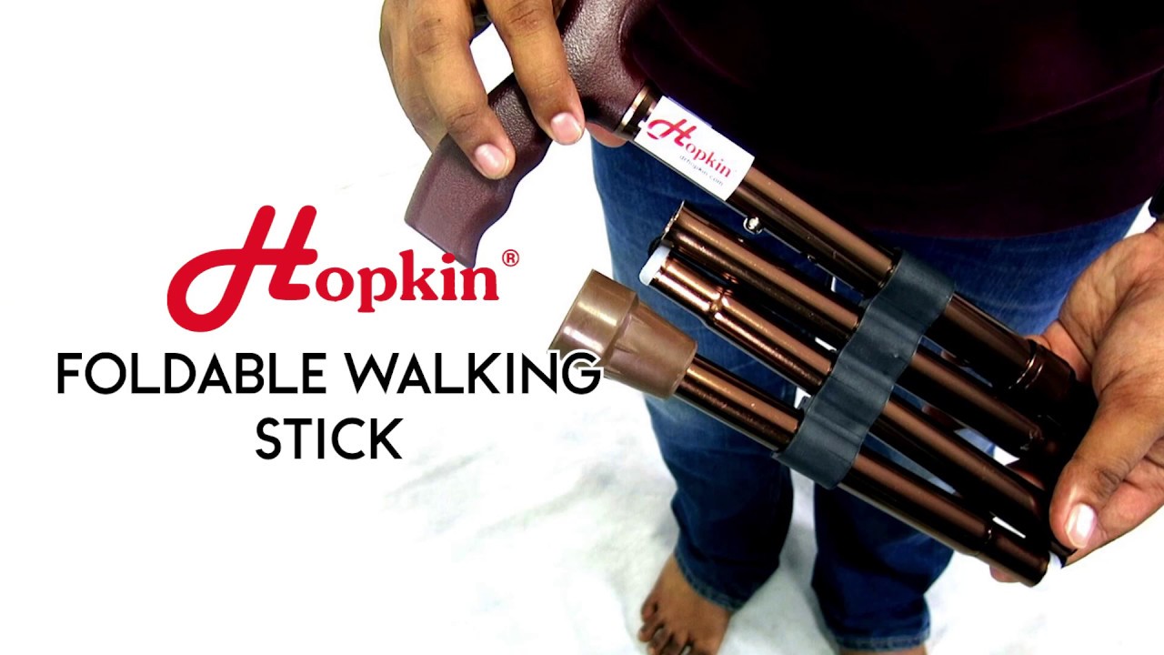 HOPKIN ADJUSTABLE FOLDING WALKING STICK