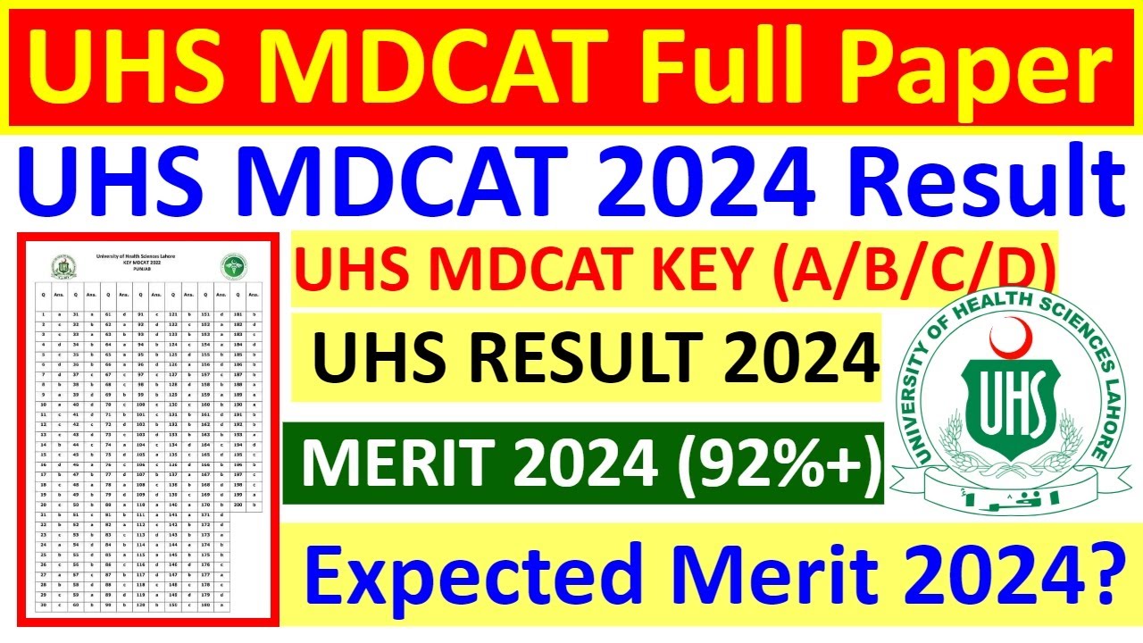 UHS MDCAT Full Paper with Key/UHS Results/UHS MDCAT Full Papers/UHS Key/UHS Results/UHS MDCAT 2024