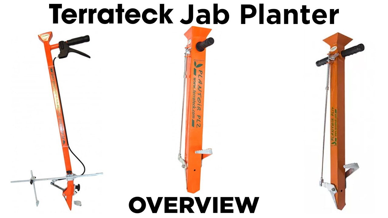 Terrateck Jab Planter Overview - PL1, PL1+, PL2 Hand Transplanters