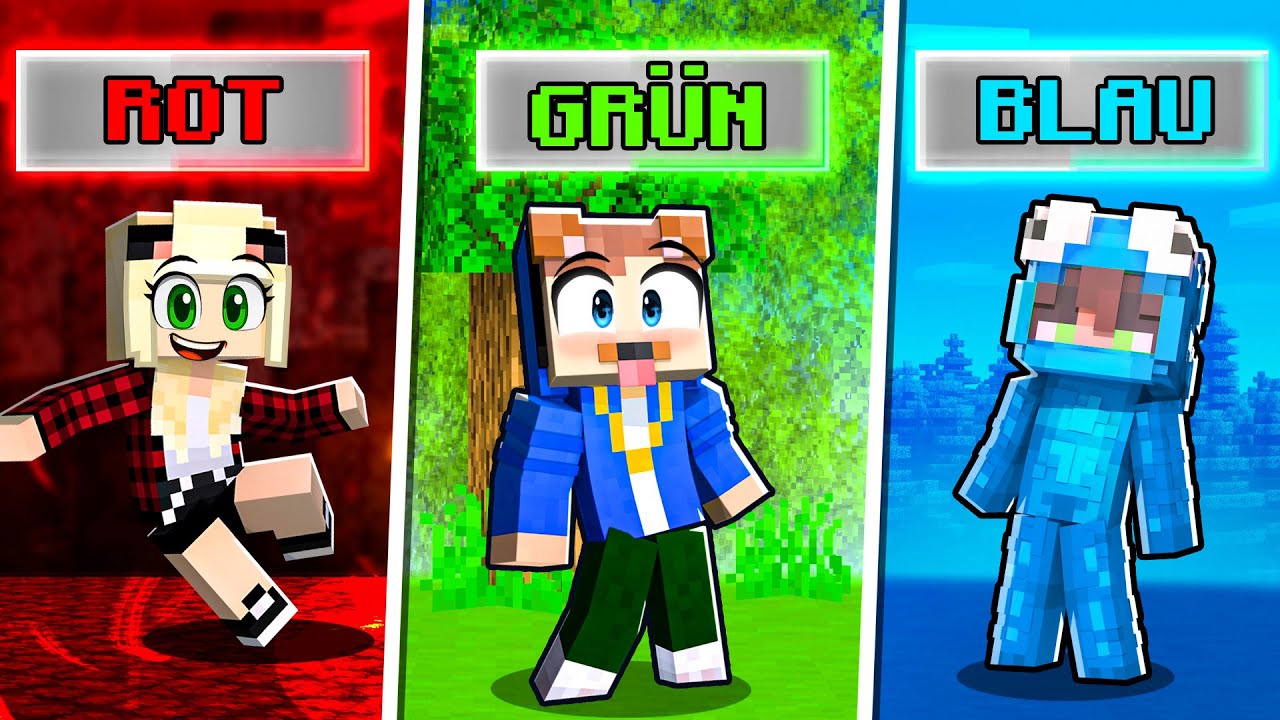 MINECRAFT ABER BERÜHRE NICHT DIE FALSCHE FARBE!