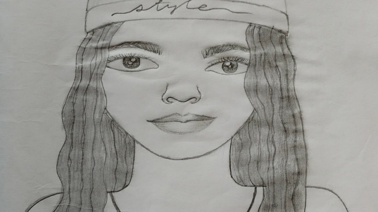Easy girl drawing👧🏻#art#song#sorts#viral#drawing#music#nature#girl 