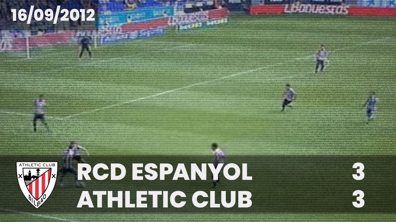 ⚽️ [Liga 12/13] J4 I RCD Espanyol 3 - Athletic Club 3 | LABURPENA
