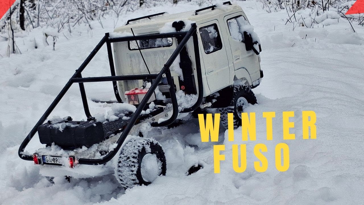 RC TRUCK Mitsu FUSO snow trip