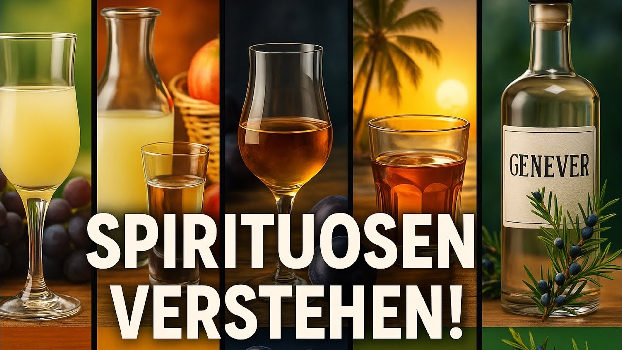 Spirituosen verstehen in 7 Minuten: Grappa, Rum, Calvados & mehr einfach erklärt!
