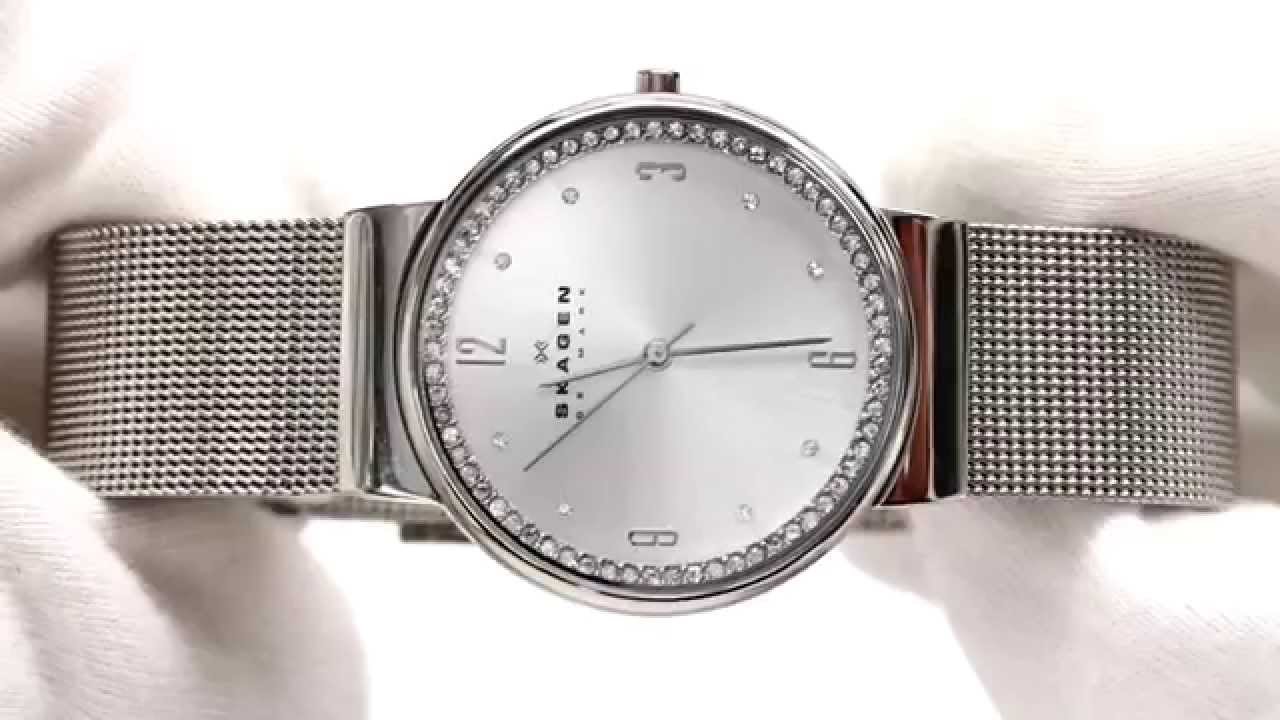 Women's Skagen Ancher Crystal Watch SKW2152