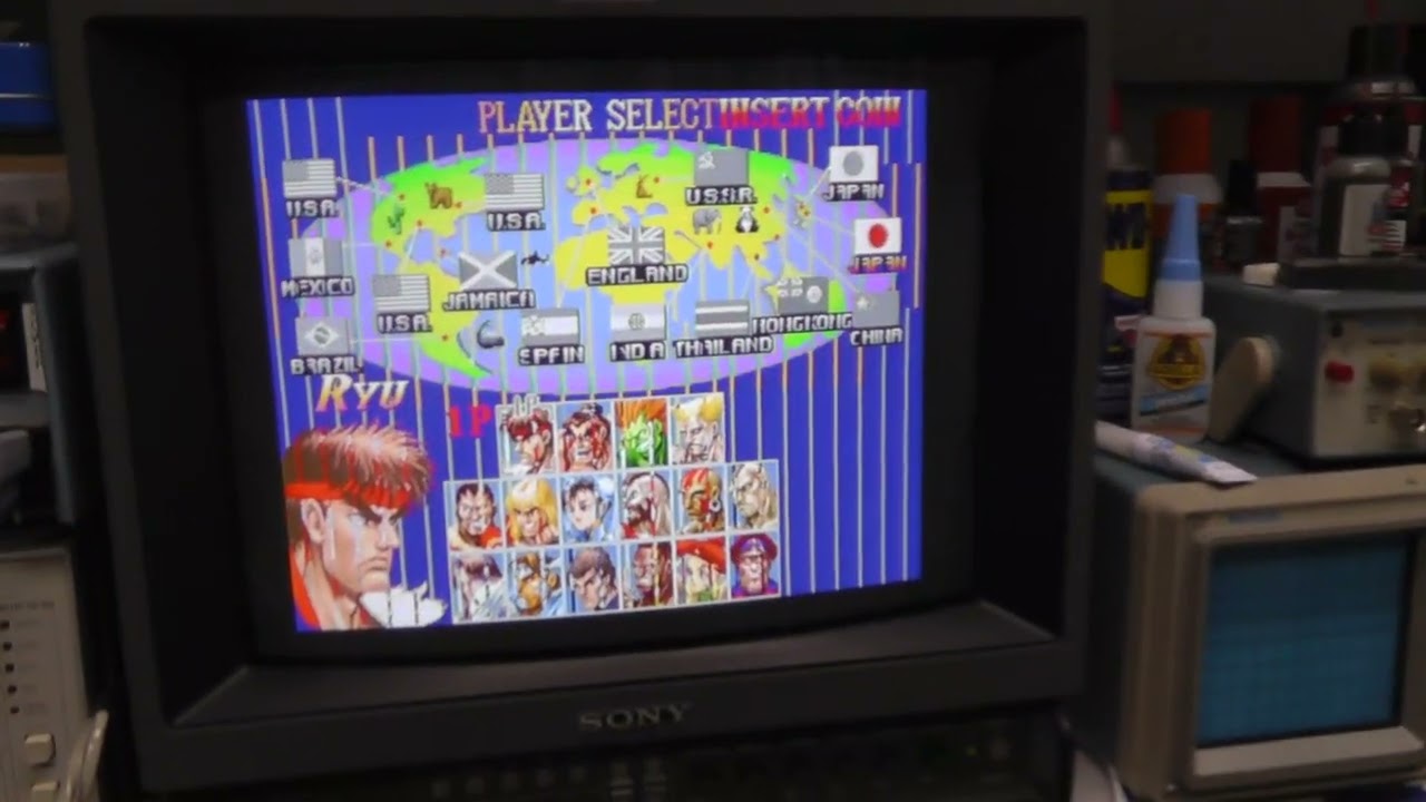 My First Capcom CPS2 Repair - Asia SSF2 Jail Bars and Missing Audio Channel