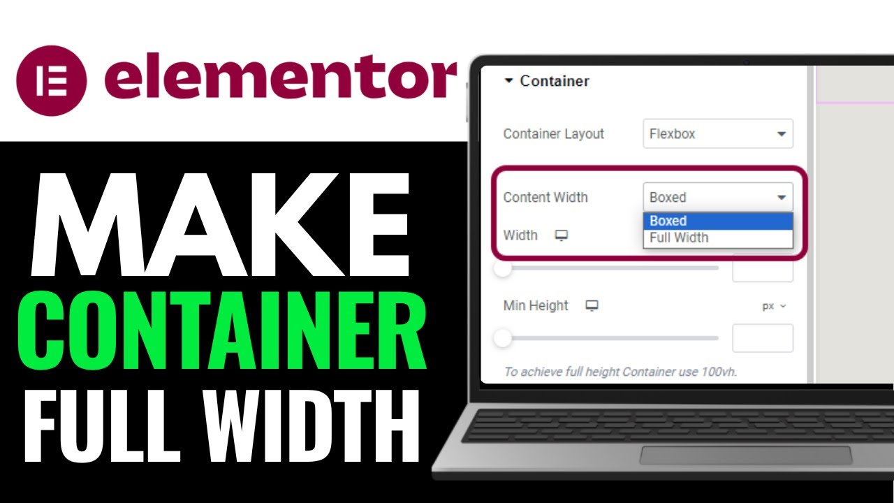 How to Make Container Full Width in Elementor 2025 (EASY GUIDE)
