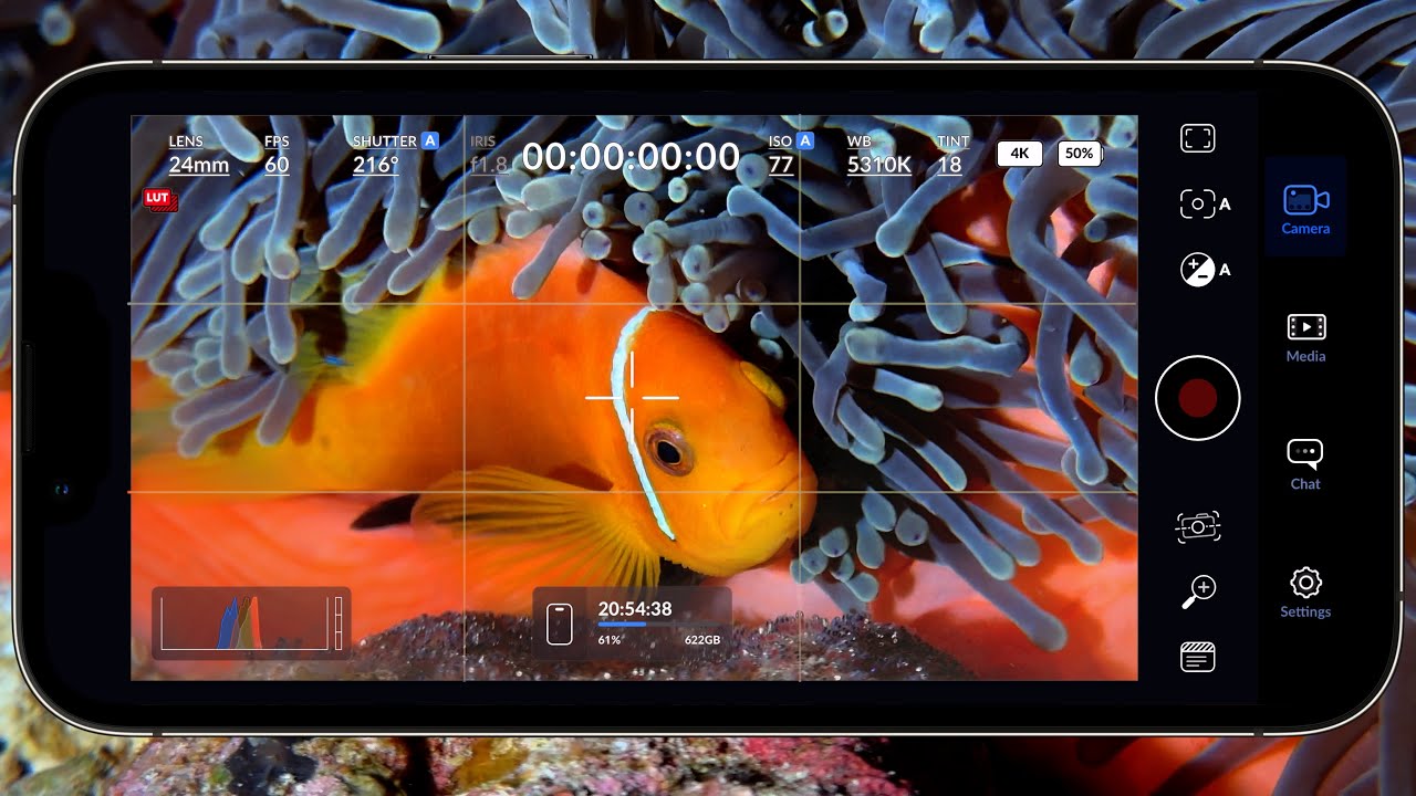 Blackmagic Camera App for underwater | Every setting explained!