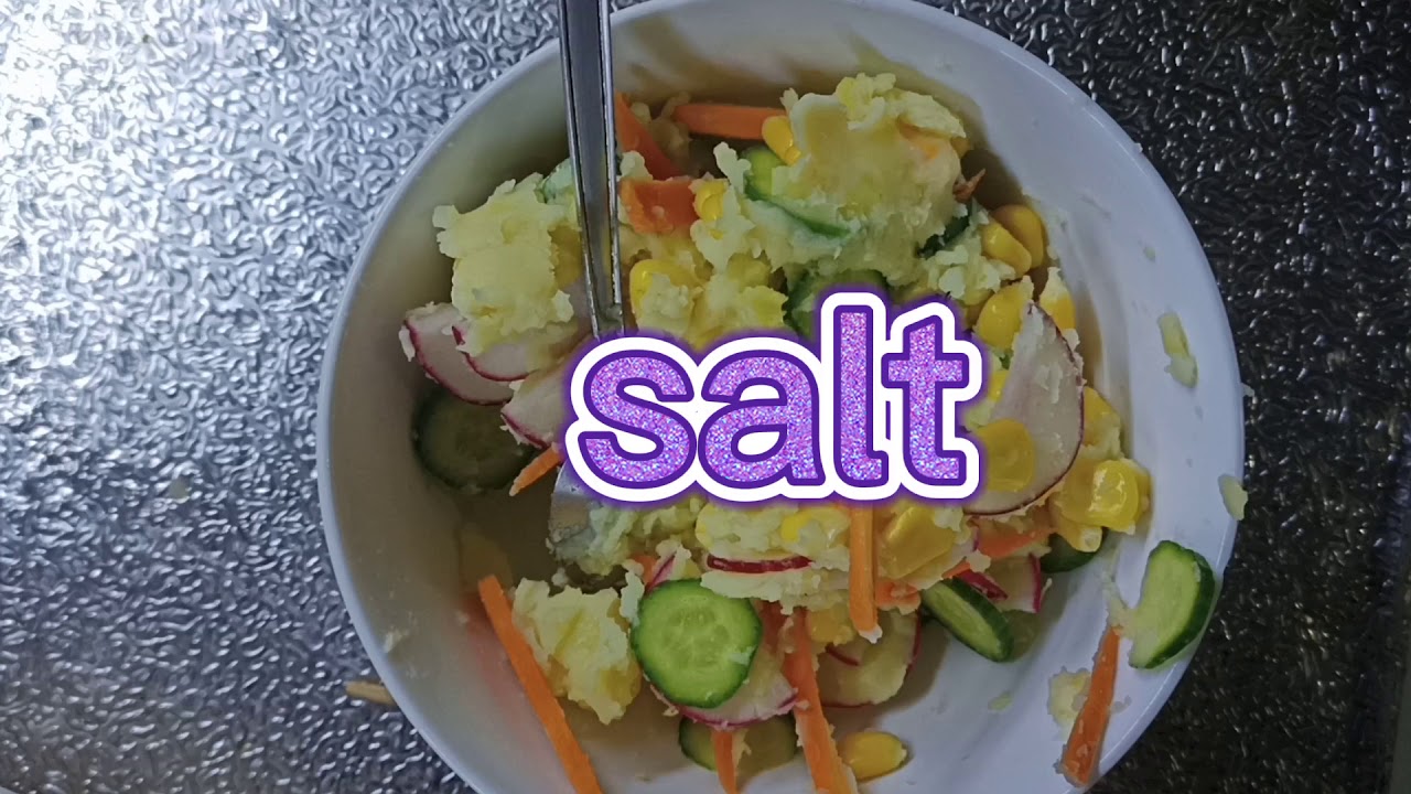 Kim Mingyu's Recipe - Smashed Potato Salad Curry