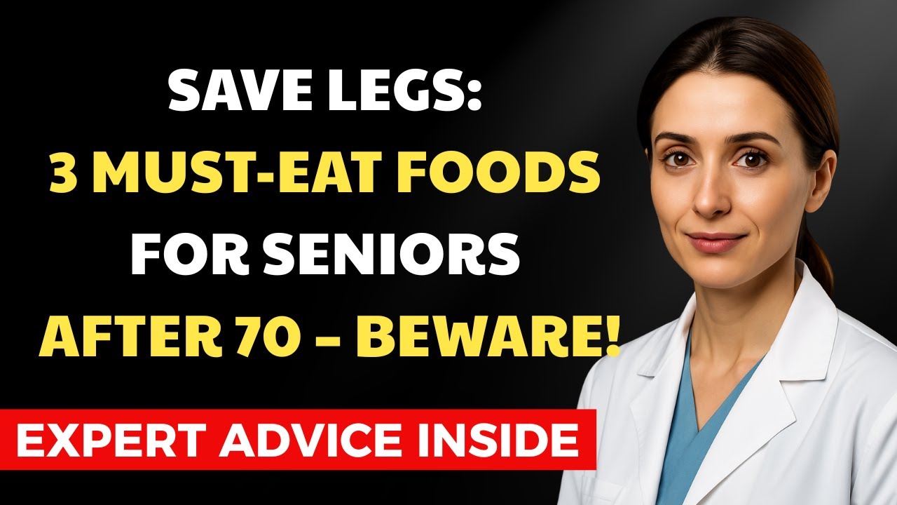 3 ESSENTIAL Foods Every Senior Over 70 Needs for Healthy Legs