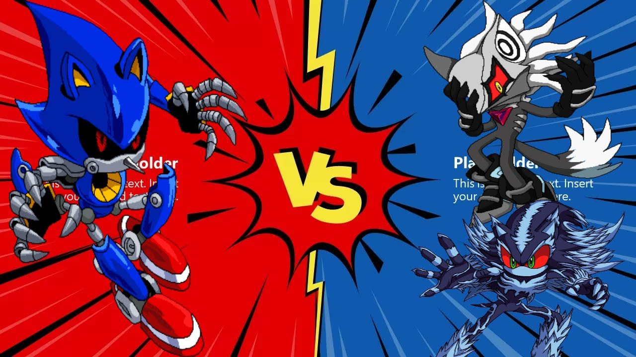 SSBC CMC METAL SONIC VS INFINITE & MEPHILES THE DARK
