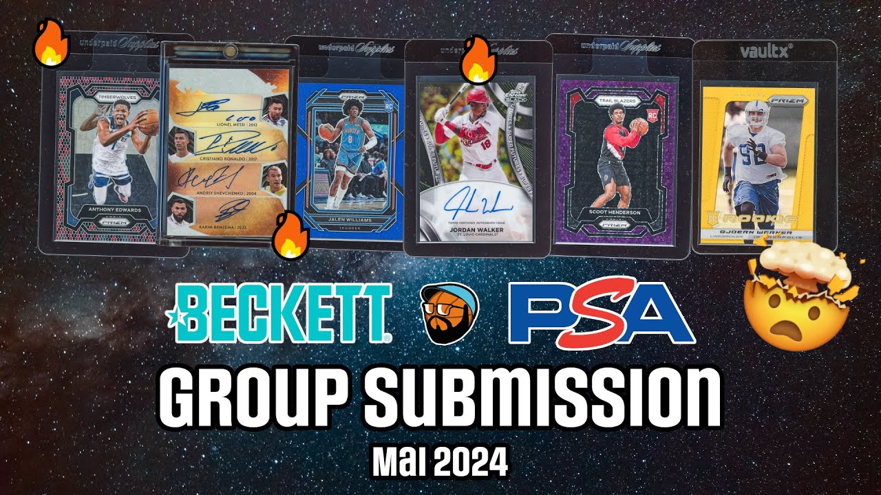 Immer wieder Banger-Alert! 💥 PSA & BGS Group Submission | Mai 2024 🔥 Rickman Grades