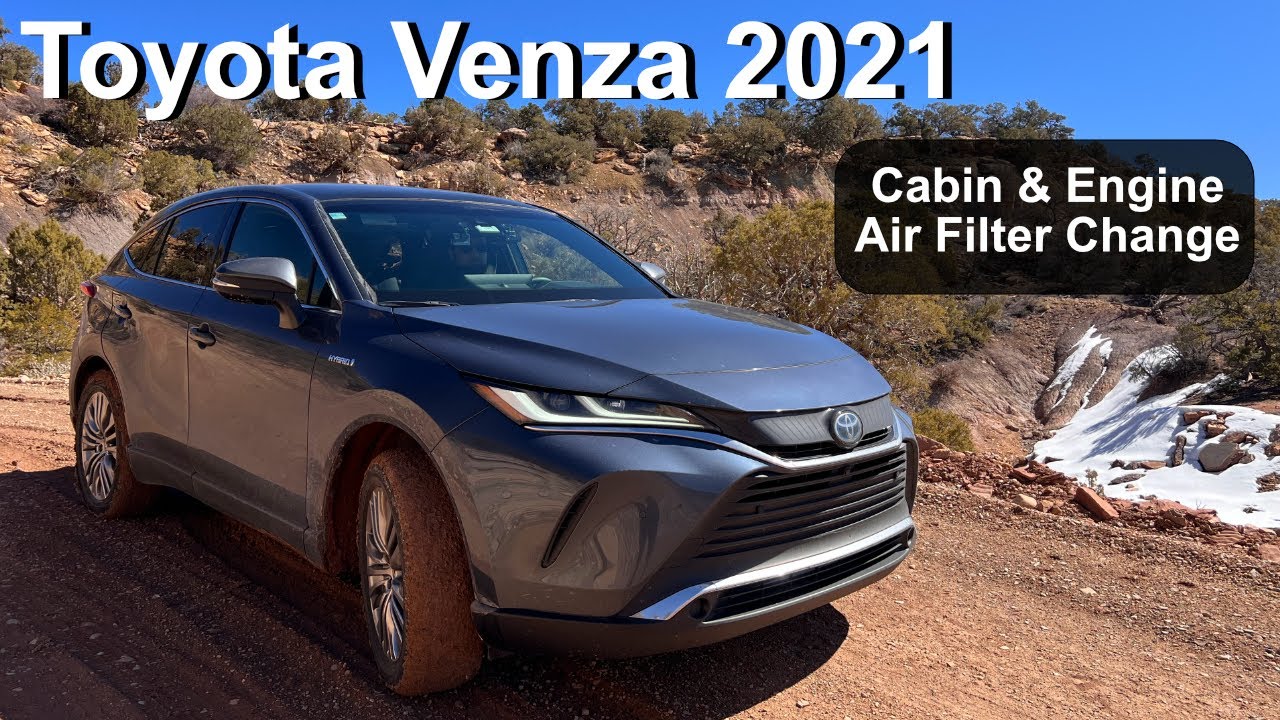 How to Change Your Cabin & Engine Air Filter - Toyota Venza 2021 - DIY Car Maintenance