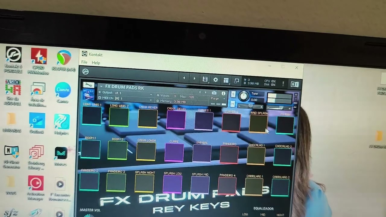 Livraria para Kontakt versão acima da 6.7.1 ( FX DRUM PADS RK)