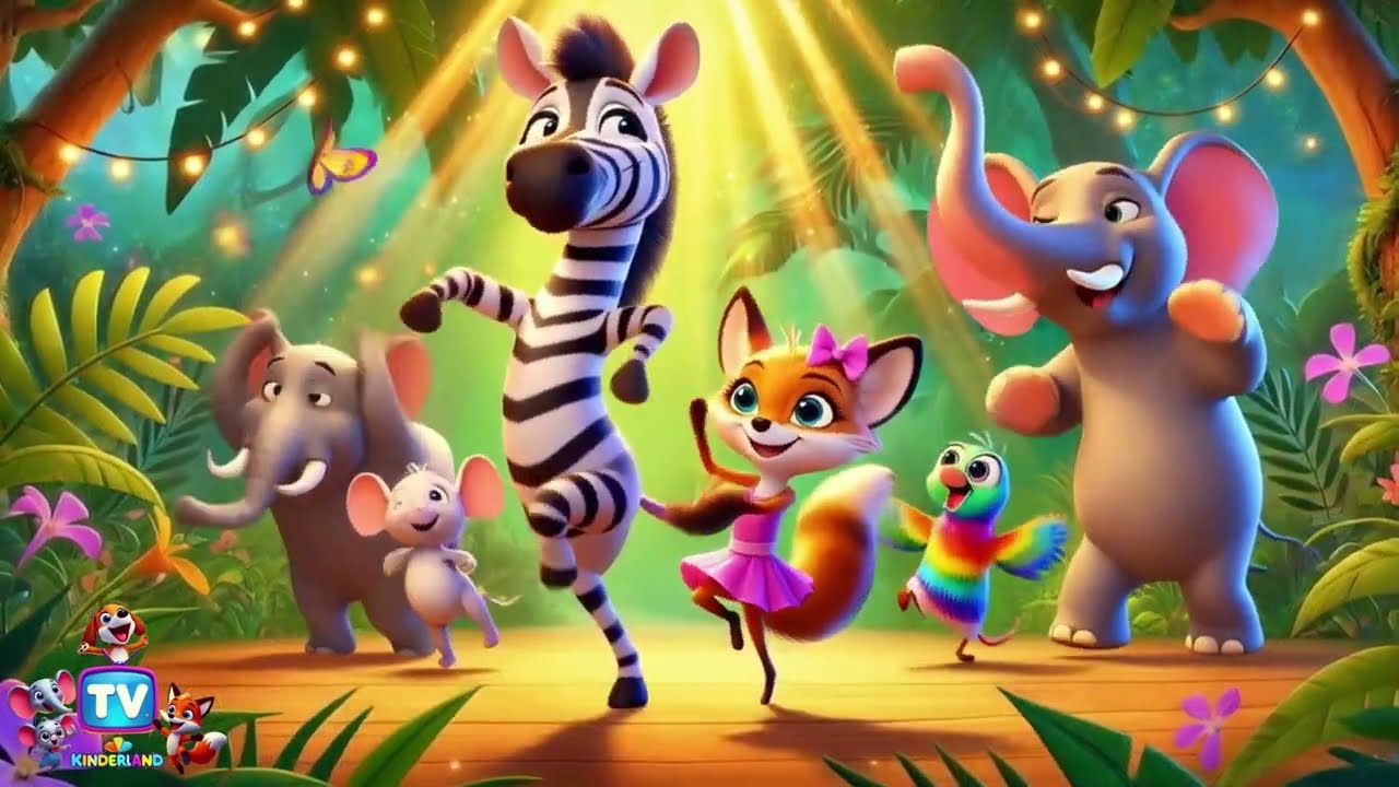 🌈Kinderlieder Wer bin ich? Wer bin ich? Dschungel-Rätsel-Lied Tiere und Bewegung #kinderland #musik