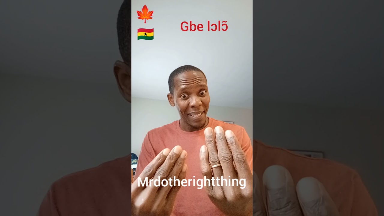 Srɔ̃ gbe lɔlɔ̃ ɖe eʋe gbe mé / Learn greetings in ewe