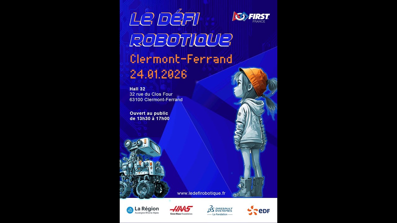 Le Défi Robotique 2026 - Régionale de Clermont-Ferrand