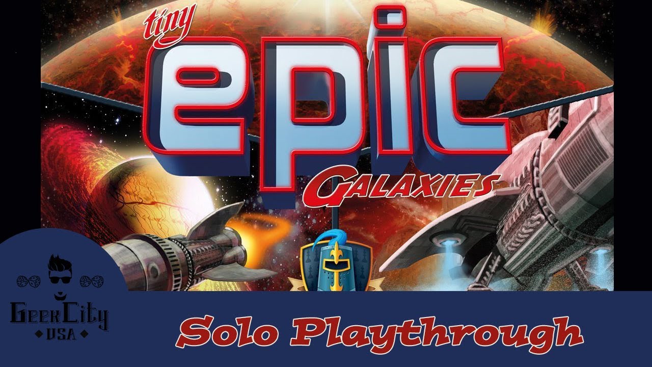 Solo Saturday - Tiny Epic Galaxies - Solo Playthrough