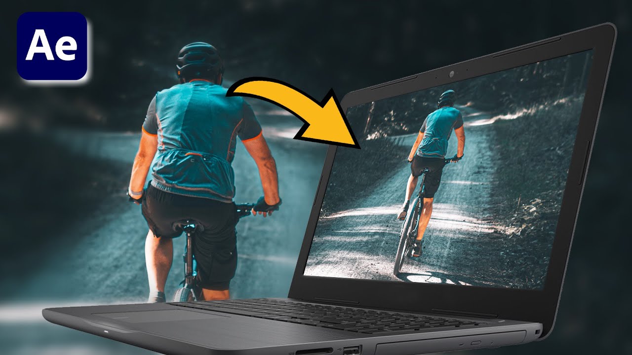 Laptop Transition in After Effects