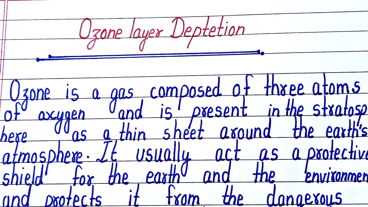 essay on ozone layer depletion