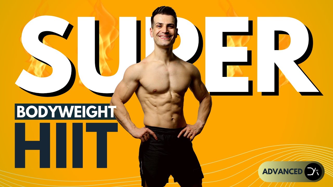 30 minute SUPERset HIIT workout | Intense Bodyweight HIIT (🔥DIE HARD LEVEL🔥)