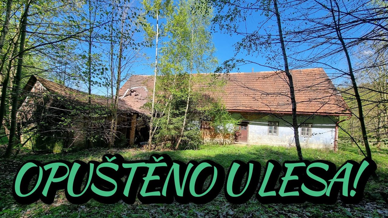 OPUŠTĚNÝ DŮM U LESA! TĚŽCE PŘÍSTUPNÝ!! MĚLI TU DĚTI! ATMOSFÉRA BY SE TU DALA KRÁJET!!!