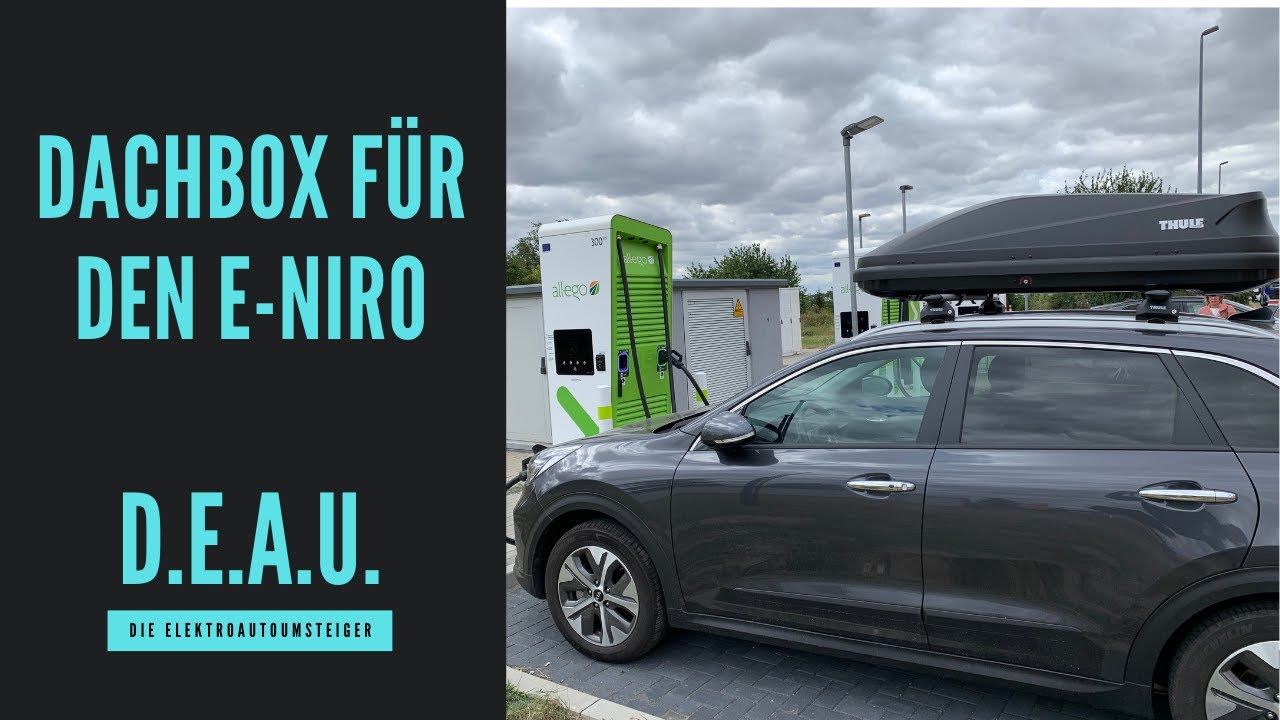 Holiday trip with a roof box on our EV