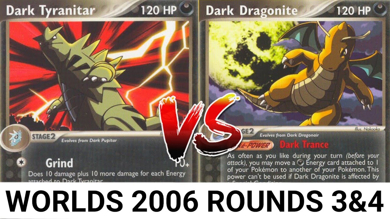 Dragtrode VS Tyranitar & Dragtrode vs Arcanine Worlds 2006 Friday Night Retro#01 Rounds 3&4