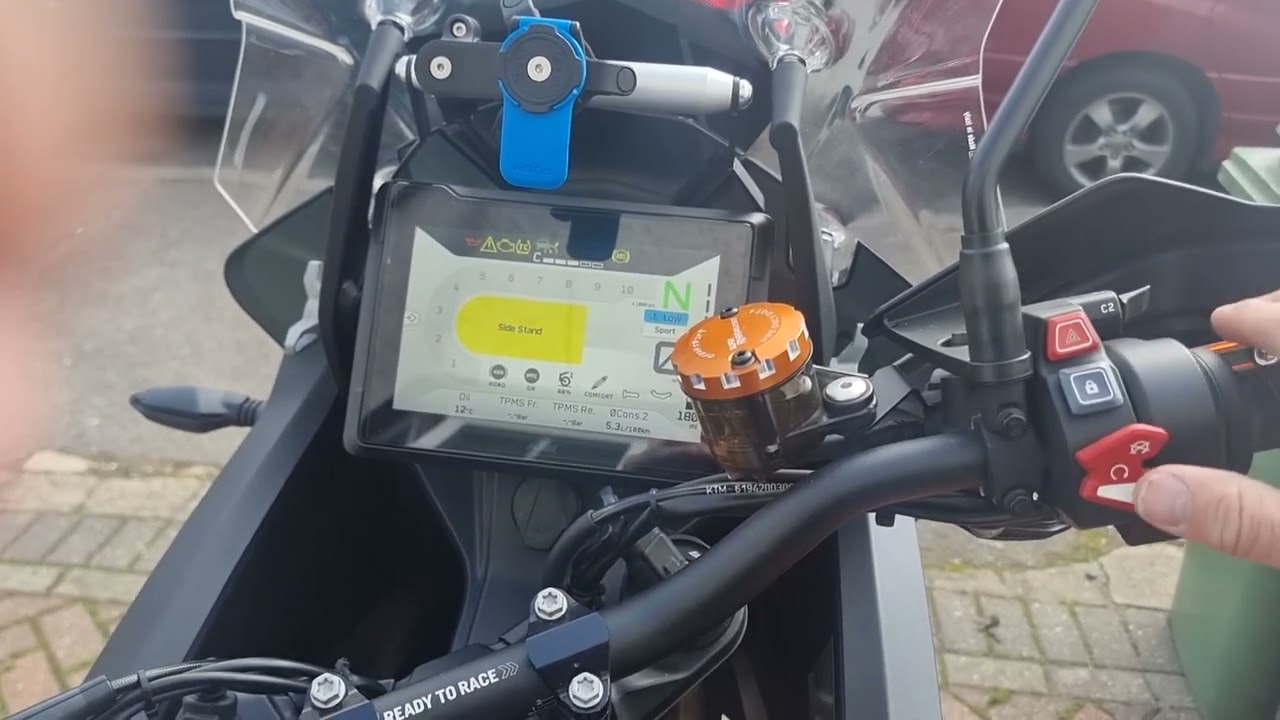 ktm1290 super adventure start engine speed