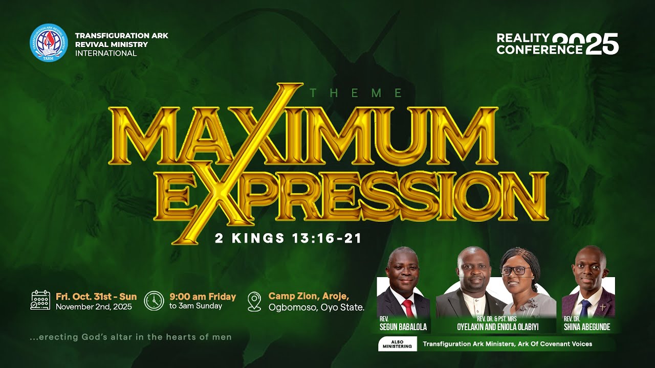 REALITY CONFERENCE 2025 | MAXIMUM EXPRESSION (II KINGS 13:16-21) | DAY 2: NIGHT SESSION