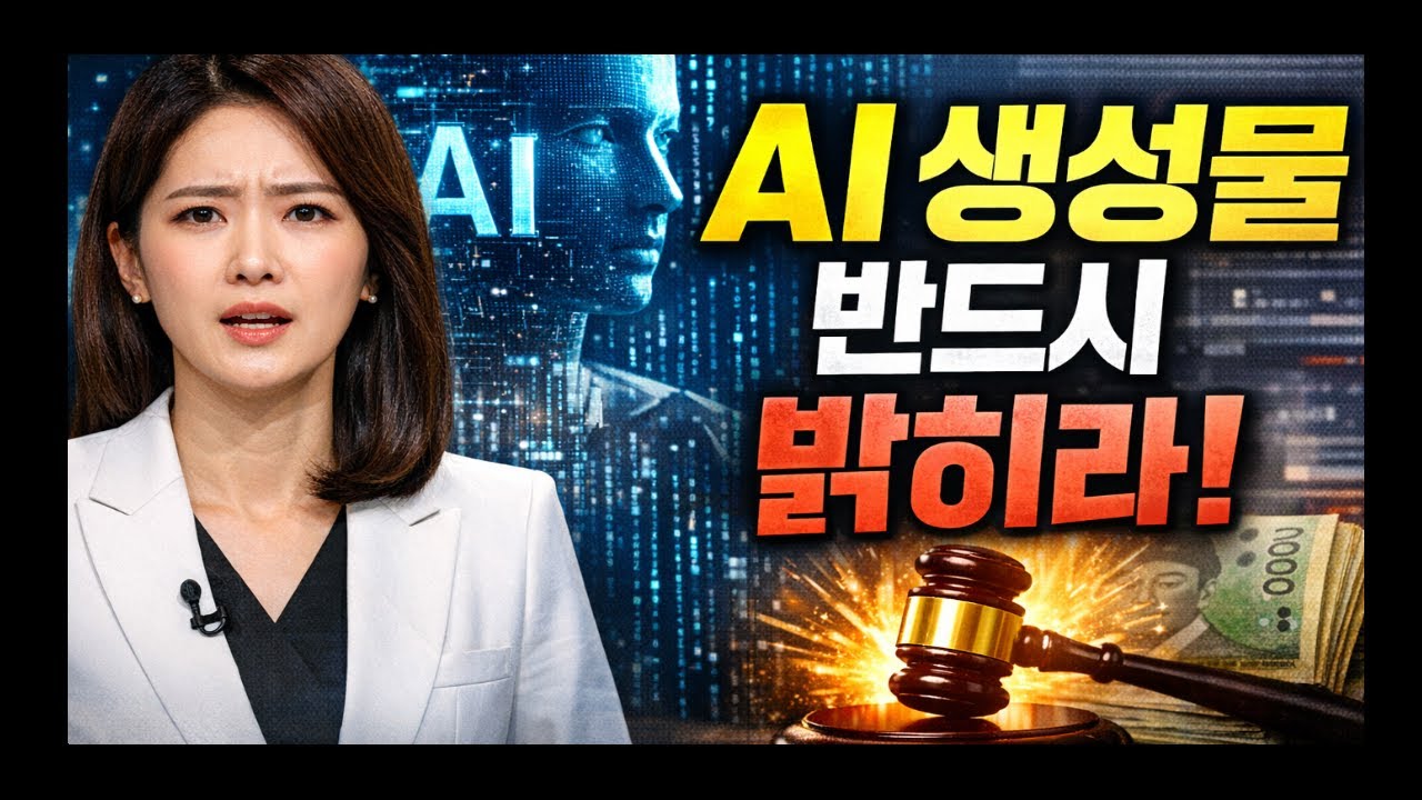 AI 생성물 &lsquo;고지 의무화&rsquo; 시작&hellip;안 하면 과태료 물어야 한다