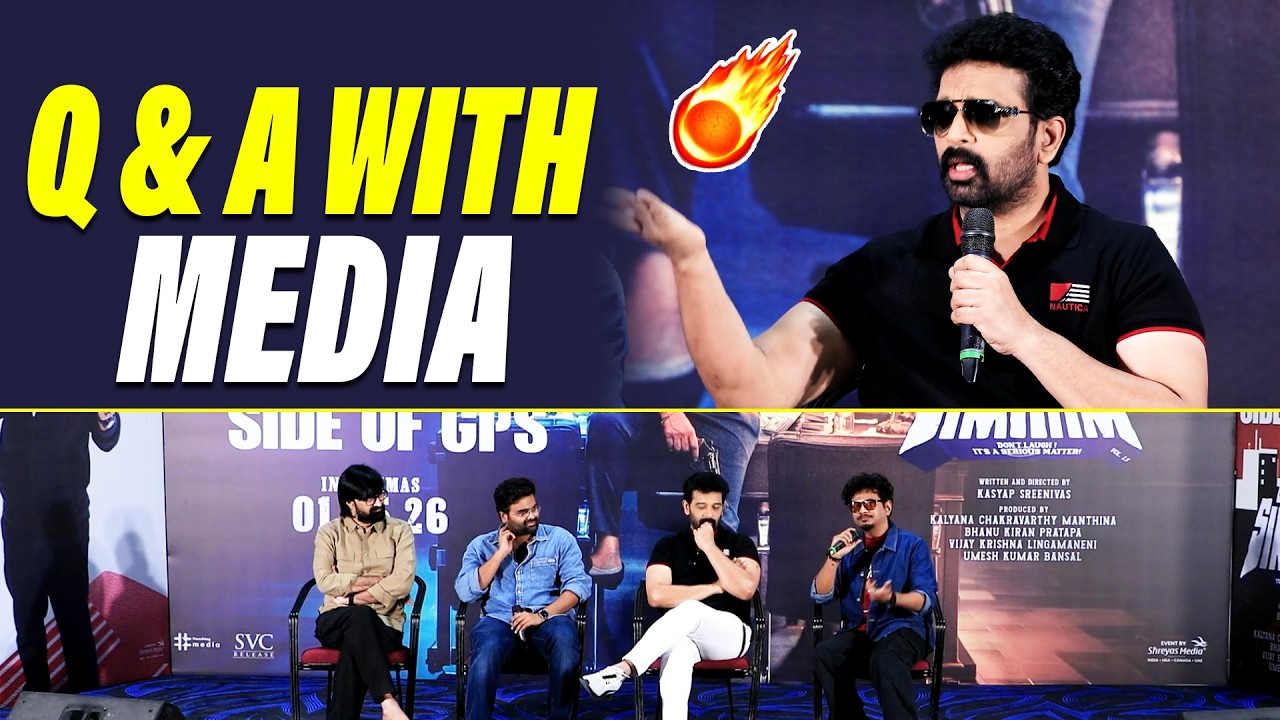 Q&A With Media | J.D. Chakravarthy | Gaayapadda Simham | Brutal Side Of GPS