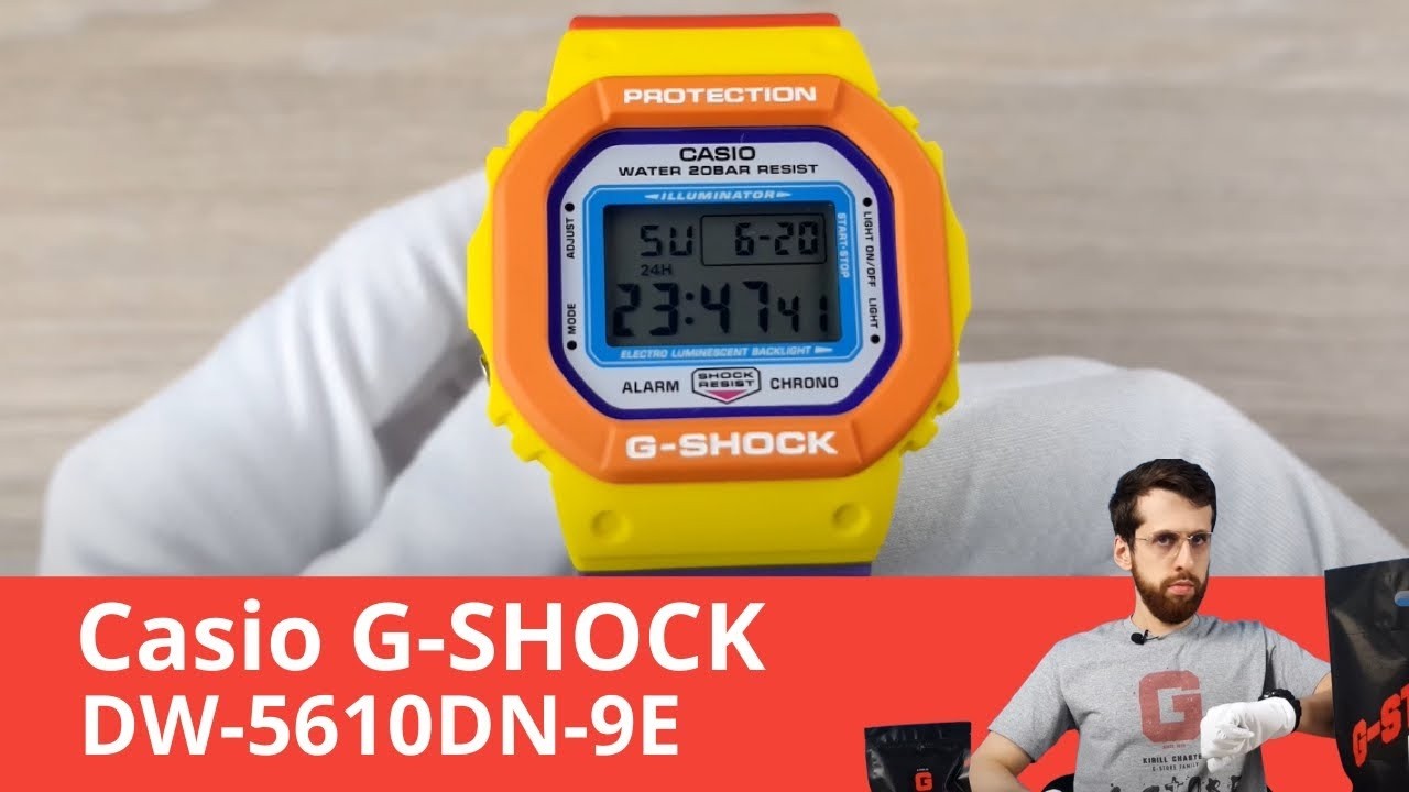 Самые яркие часы G-SHOCK из когда-либо созданных? / Casio DW-5610DN-9E