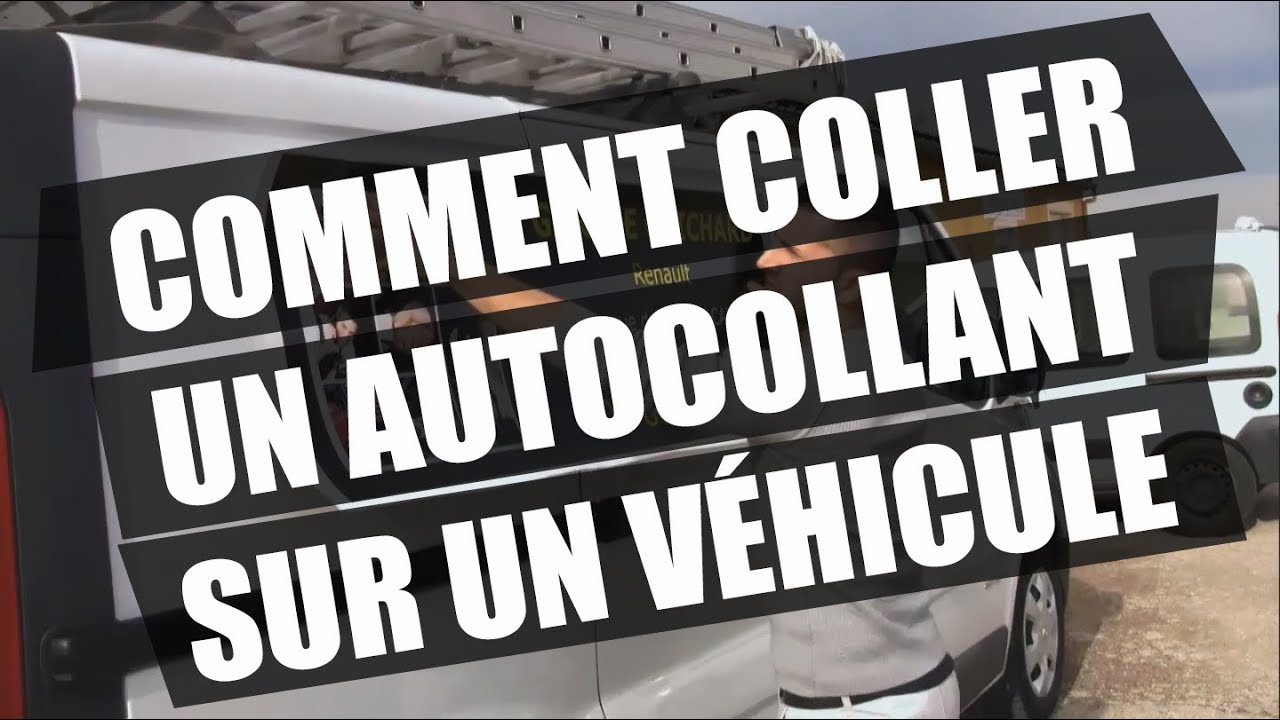 Comment coller un autocollant sur un véhicule - stickerpro.fr