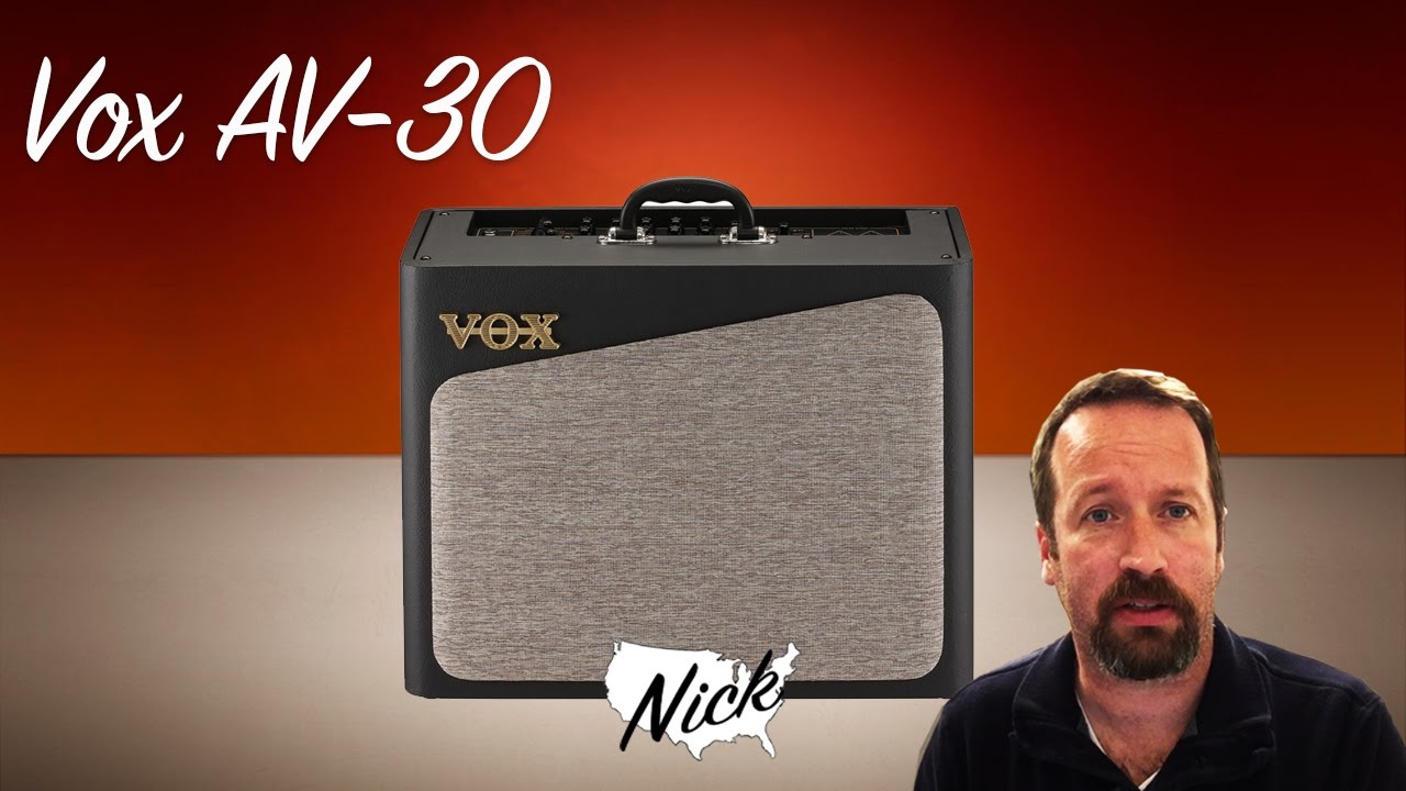 Vox AV 30 Hybrid Tube Amp - The unModeler. Analog with a twist!