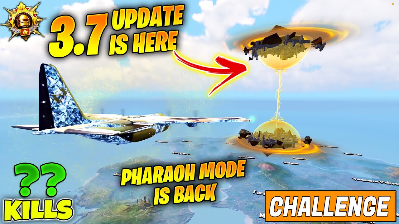 😱 OMG !! 3.7 UPDATE PHARAOH MODE RETURNS FIRST EVER GAMEPLAY WITH TIME REVERSAL DAGGER IN BGMI/PUBGM