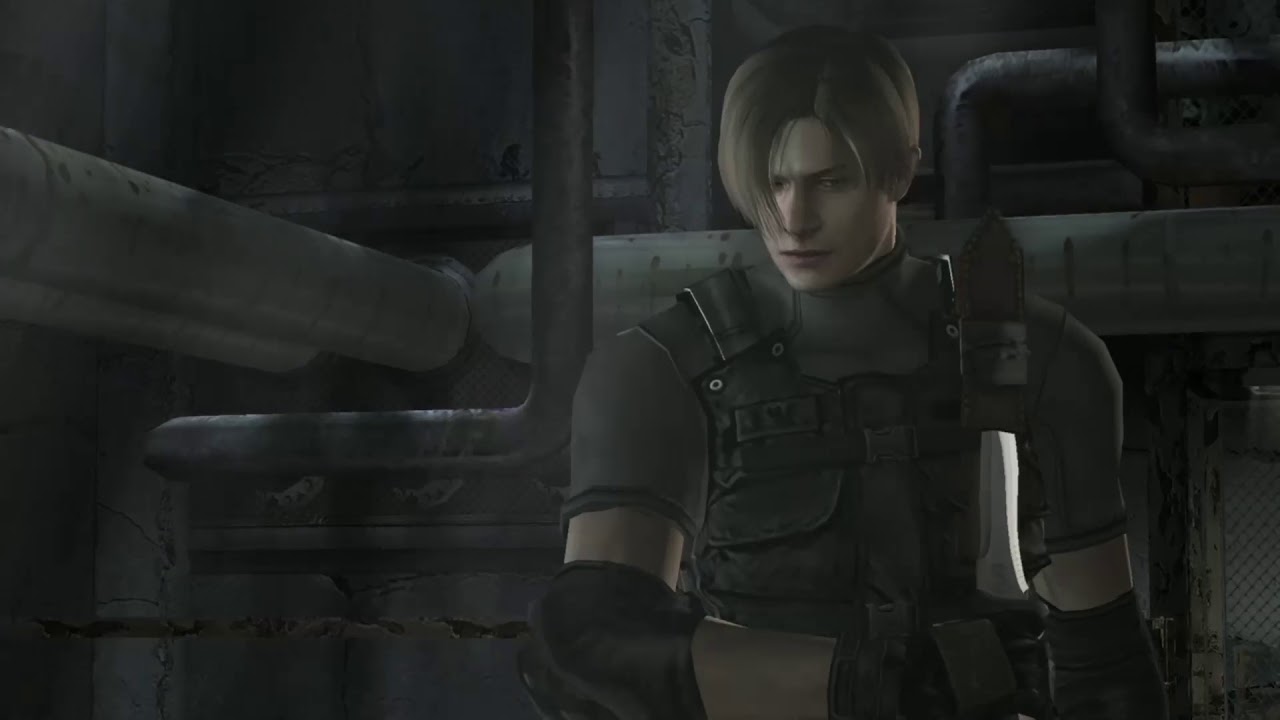 Resident Evil 4 Leon Vs. Krauser (Knife Fight) 1080p 60fps Native 4K XBOX ONE S