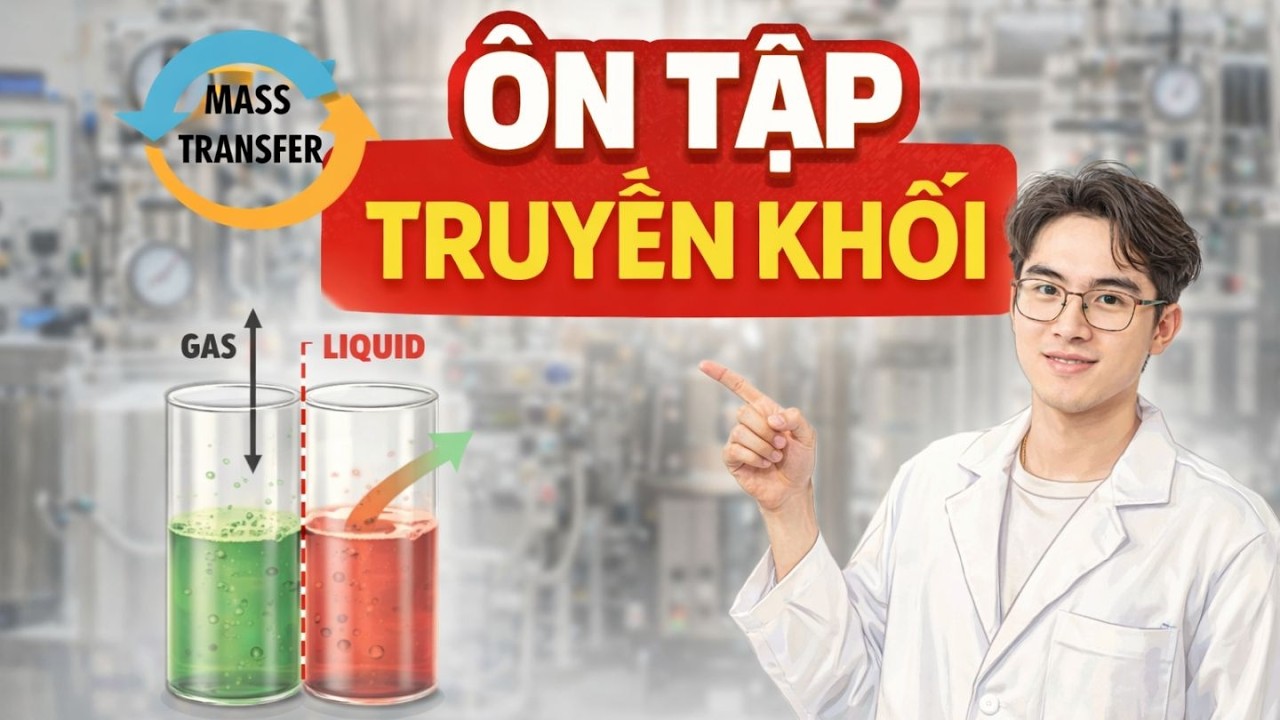 Ôn tập truyền khối - Chưng cất - Hấp thụ - Sấy - Trích ly #hóahọc #antoànhóachất