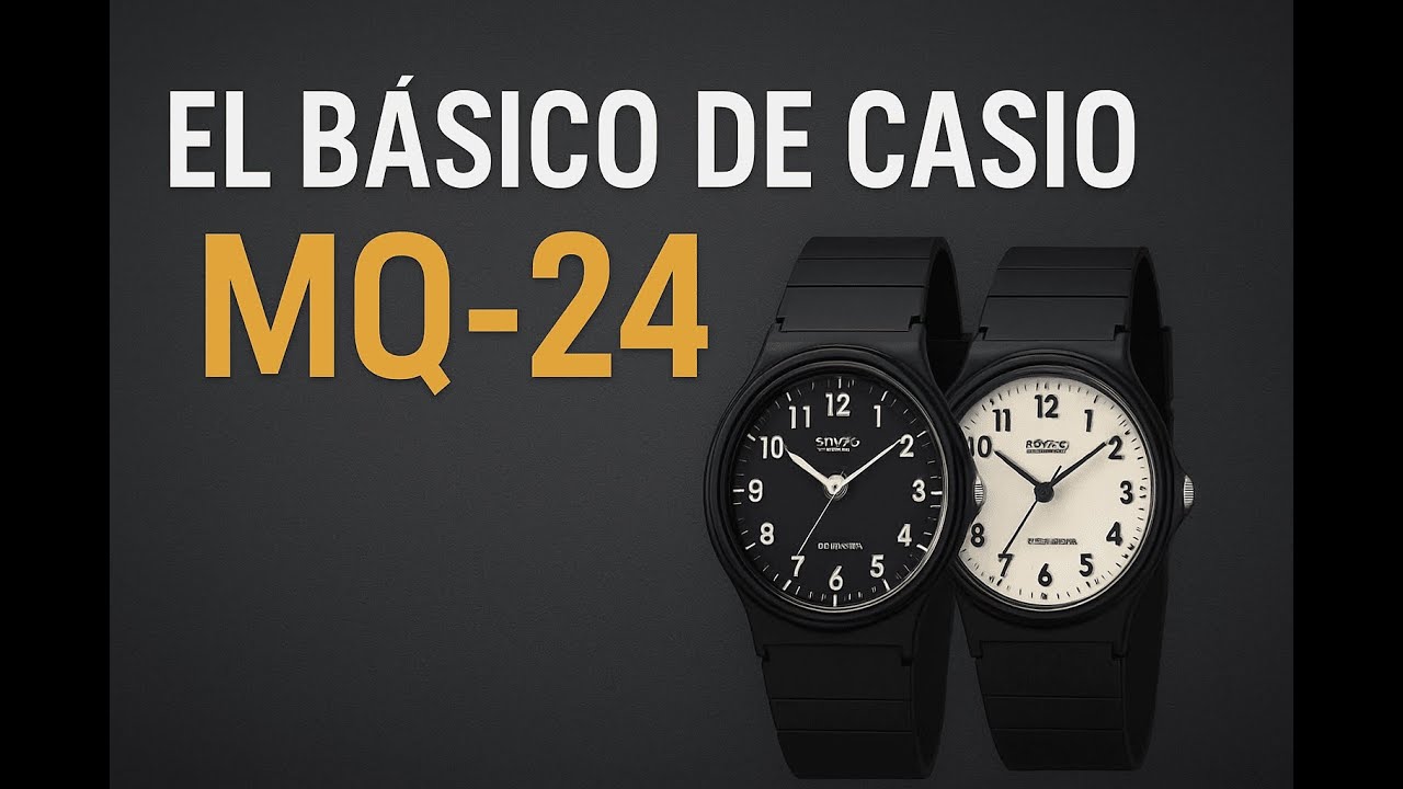 Casio MQ-24: el reloj humilde que conquistó al mundo
