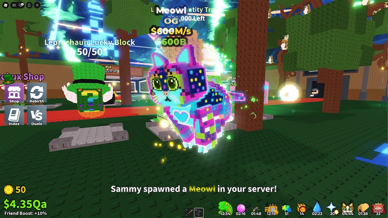 I Am 1 of the 10 Lucky People to Receive Meowls - Steal a Brainrot
