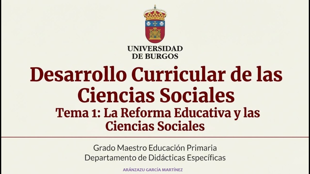 El plan maestro de la educación