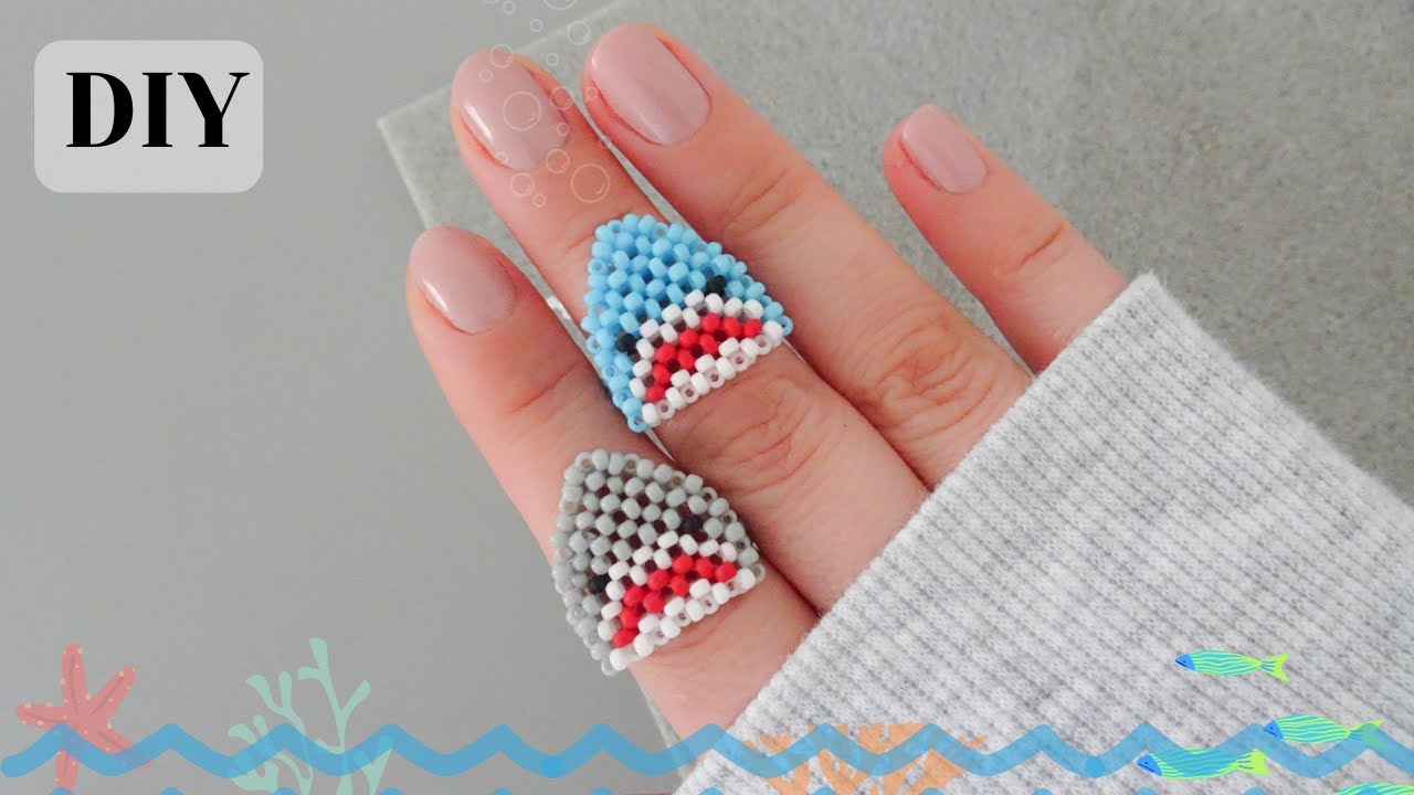 DIY Beaded Baby Shark /Beaded sea Animal