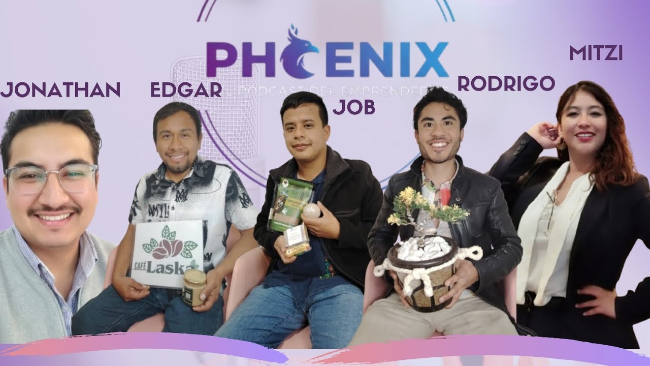 Phoenix: el podcast del emprendedor, los emprendedores de esta primera temporada juntos. ✨