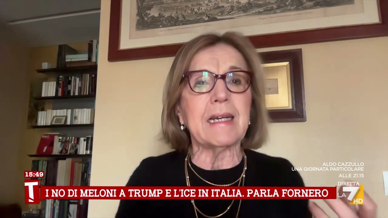 Fornero: “Principi di Trump contro la Costituzione. Meloni rischia di essere unica leader e ...